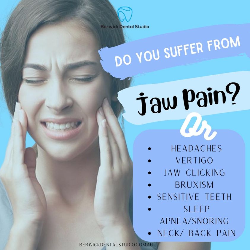 TMJ - Jaw pain is a small term with a large meaning. - Berwick Dental ...